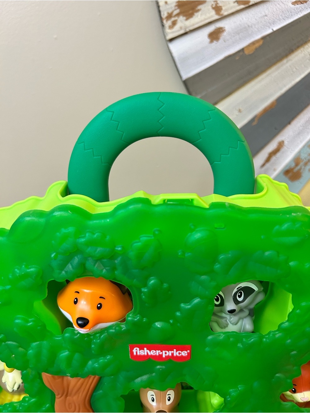 Fisher-Price Little People Forest Friends Carry Case Playset 8 Figures Complete - Picture 11 of 13